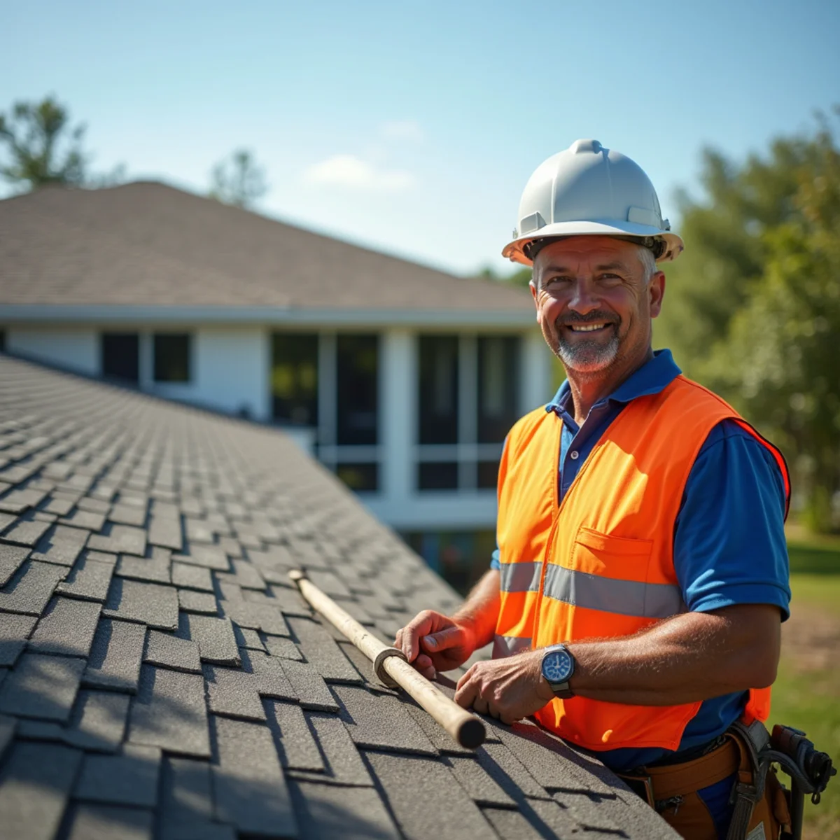 Lake Seminole area residential roof repair and reroofing project